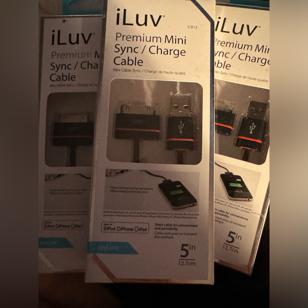 iLuv Premium Mini Sync/ Charge Cable